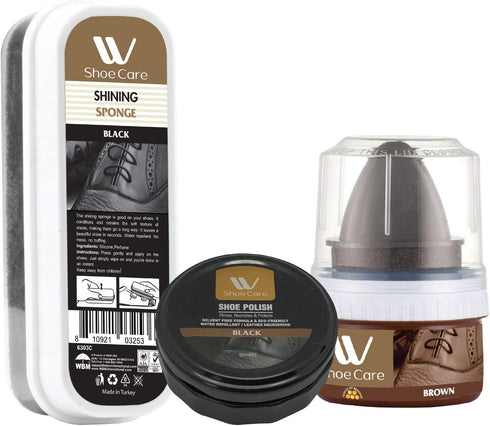 Shoe Shine Kit, Pack of 3 | WBM SHOE CARE